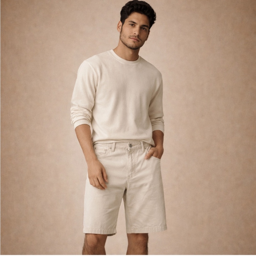 Covington Men’s Khaki Shorts Size 32 Classic Casual Flat Front